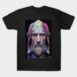 Jedi Wizard of Light, Emerald Everlast - Fantasy Art - Old Wise Man T-Shirt